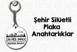 plaka anahtarlık