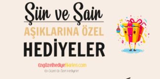 şiir aşıklarına özel hediyeler