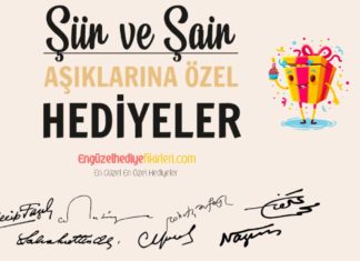 şiir aşıklarına özel hediyeler