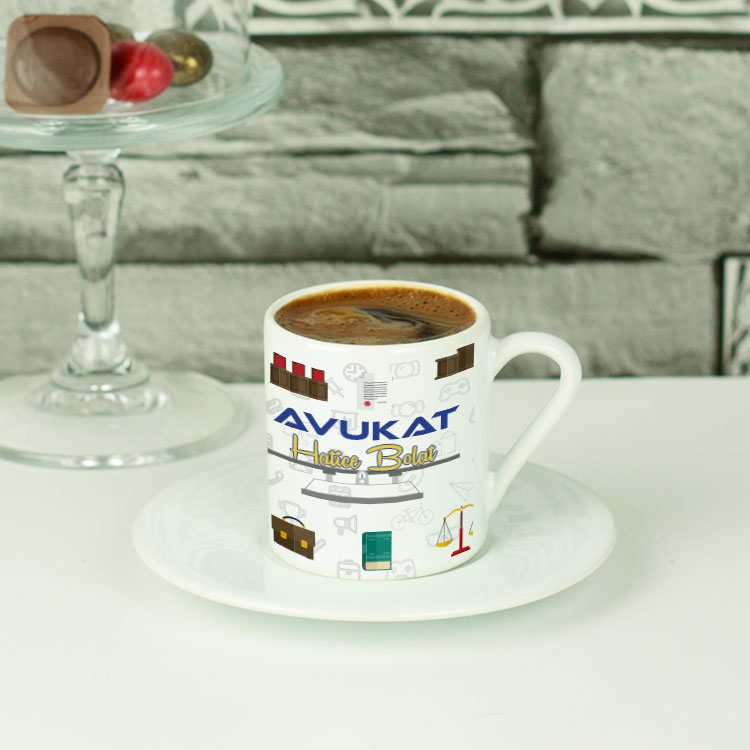 avukat türk kahvesi fincanı